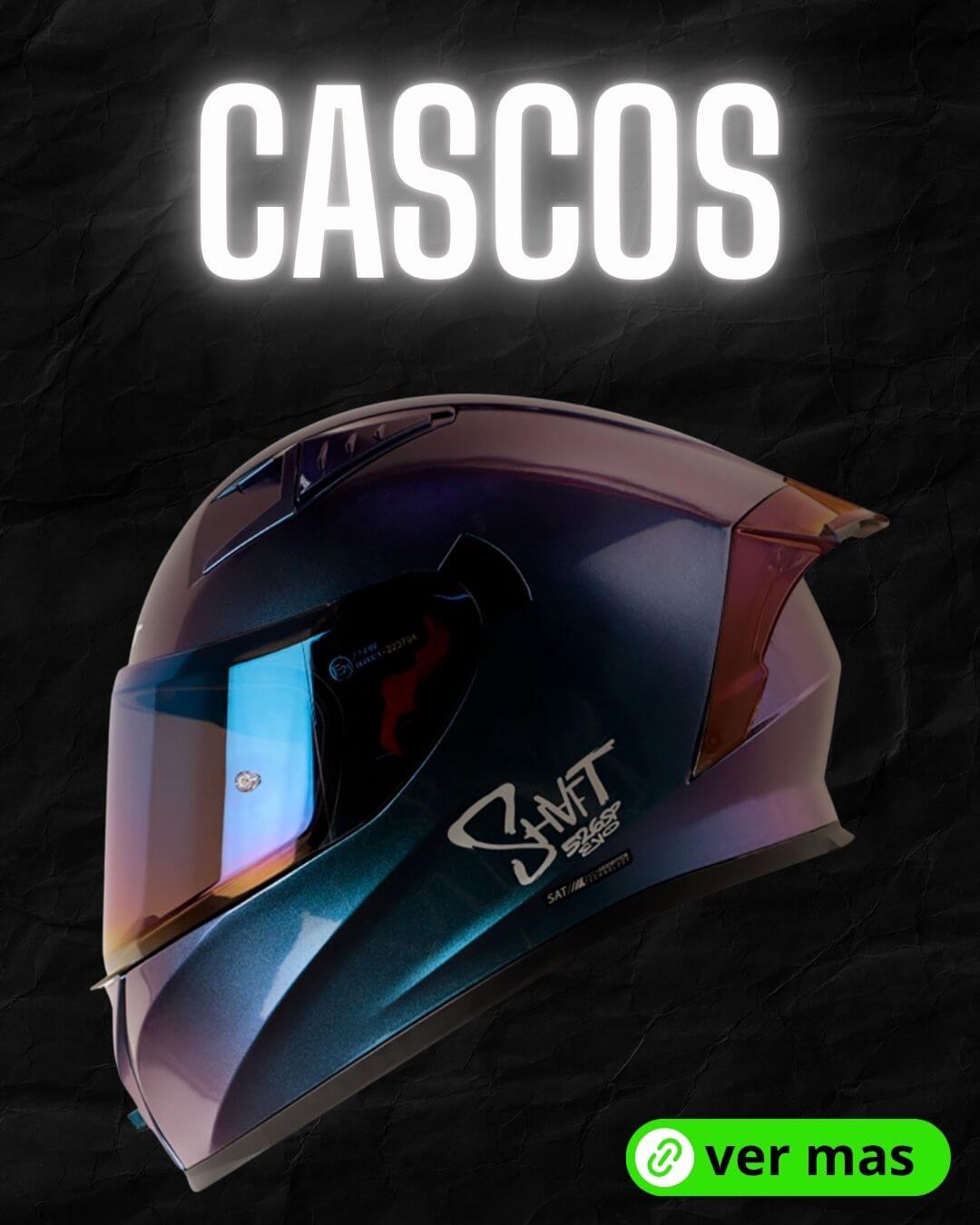 cascos en todas las marcas para motociclistas