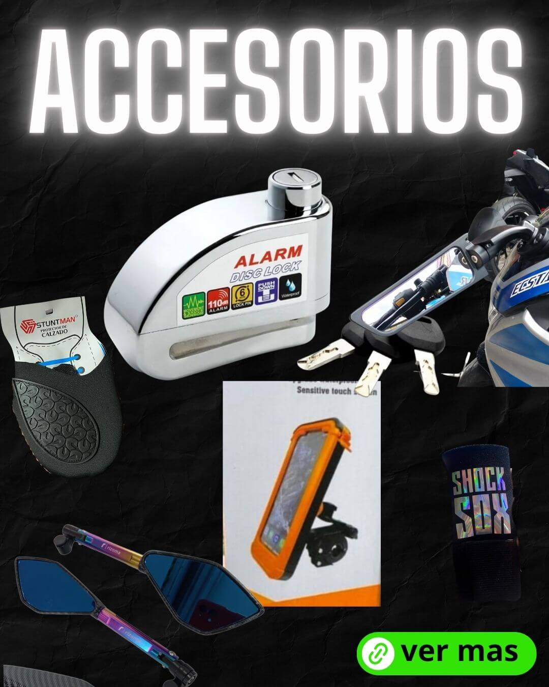 Accesorios para motos y motociclistas 