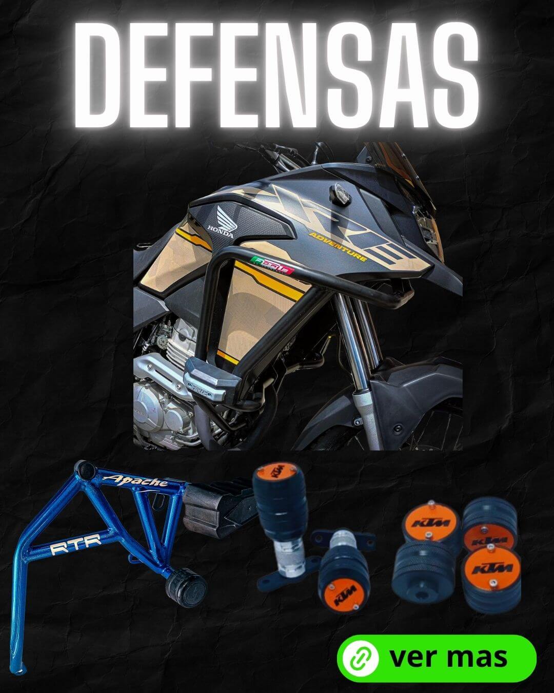 Defensas para todas las motos